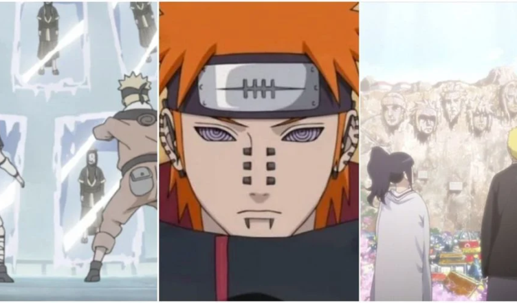 Cada arco de história de Naruto e Shippuden, em ordem cronológica